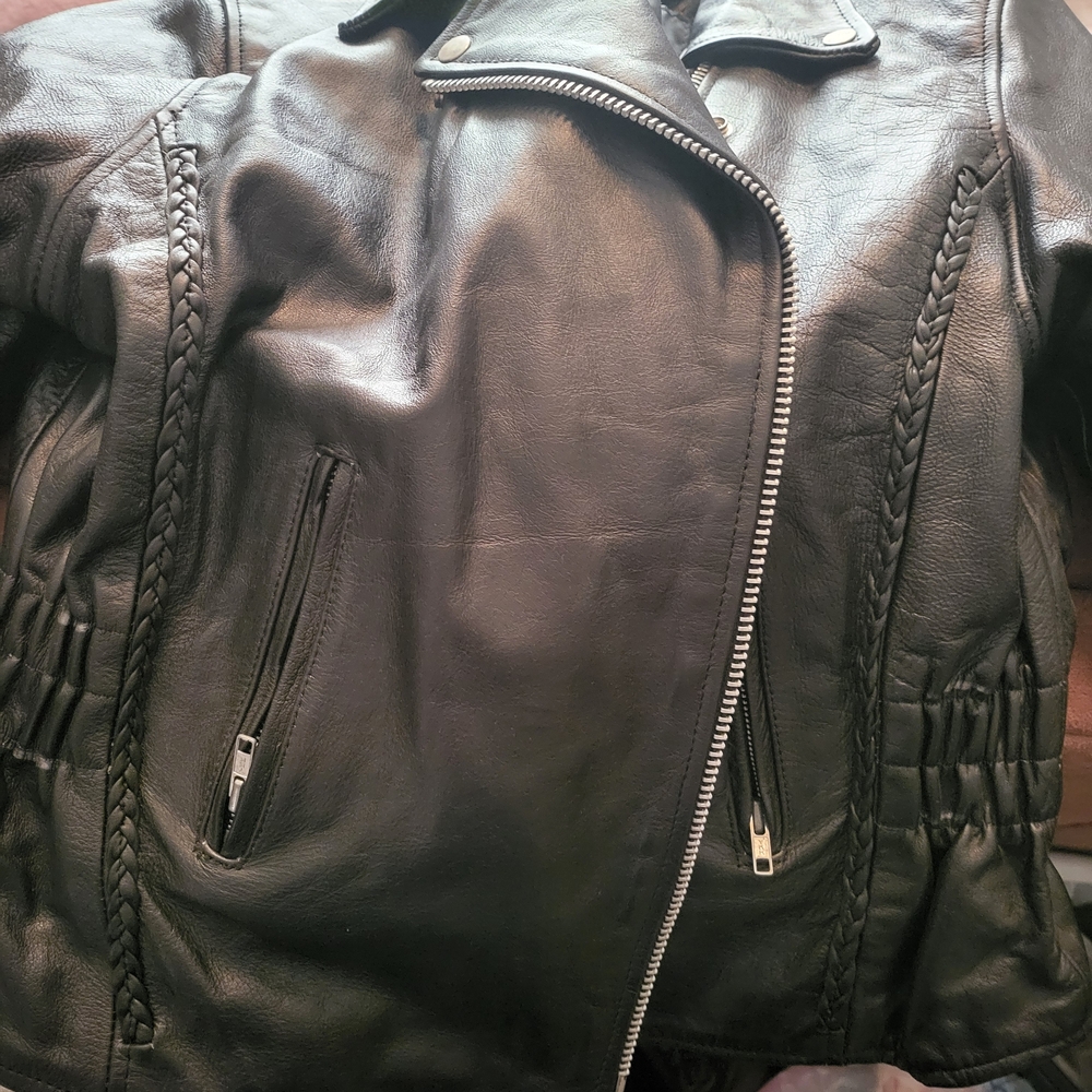 Element Black Quilted Motorcycle Jacket